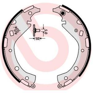 S 83 549
BREMBO
Zestaw szczęk hamulcowych
