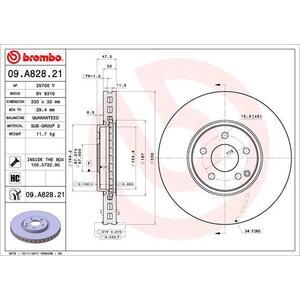 09.A828.21
BREMBO
Tarcza hamulcowa
