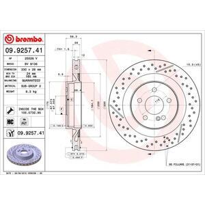 09.9257.41
BREMBO
Tarcza hamulcowa
