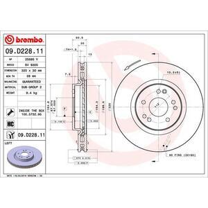 09.D228.11
BREMBO
Tarcza hamulcowa
