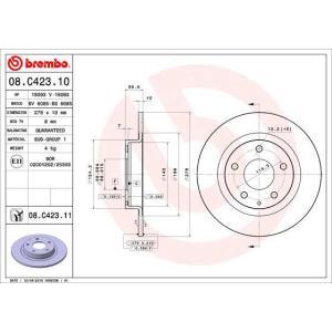 08.C423.11
BREMBO
Tarcza hamulcowa
