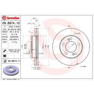 09.B974.11
BREMBO
Tarcza hamulcowa
