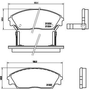 P 28 016
BREMBO
Klocki hamulcowe
