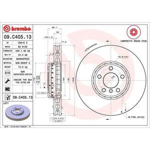 09.C405.13
BREMBO
Tarcza hamulcowa
