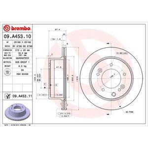 09.A453.11
BREMBO
Tarcza hamulcowa
