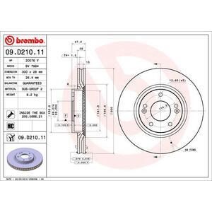 09.D210.11
BREMBO
Tarcza hamulcowa
