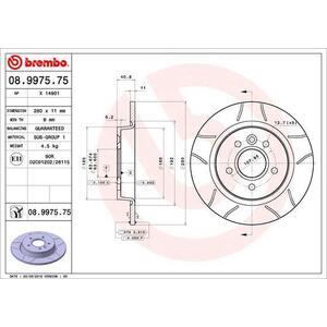 08.9975.75
BREMBO
Tarcza hamulcowa
