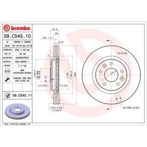 09.C545.11
BREMBO
Tarcza hamulcowa
