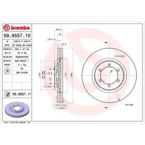 09.9557.11
BREMBO
Tarcza hamulcowa
