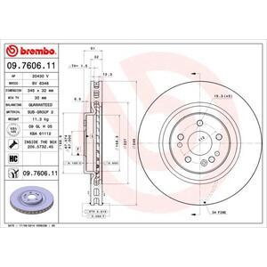 09.7606.11
BREMBO
Tarcza hamulcowa
