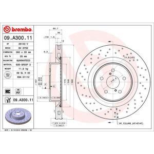 09.A300.11
BREMBO
Tarcza hamulcowa
