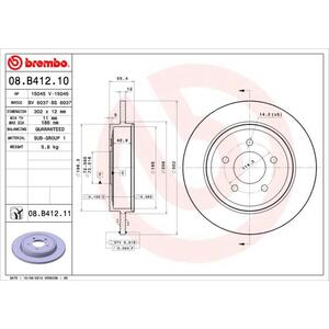 08.B412.11
BREMBO
Tarcza hamulcowa
