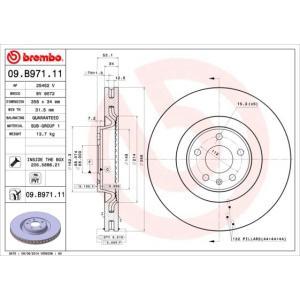 09.B971.11
BREMBO
Tarcza hamulcowa
