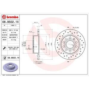 08.9502.1X
BREMBO
Tarcza hamulcowa
