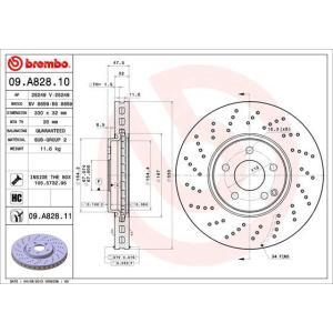 09.A828.11
BREMBO
Tarcza hamulcowa
