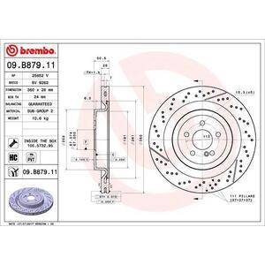 09.B879.11
BREMBO
Tarcza hamulcowa
