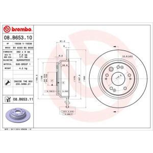 08.B653.11
BREMBO
Tarcza hamulcowa
