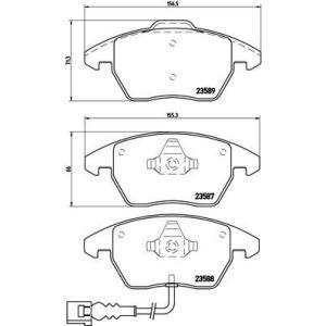 P 85 075X
BREMBO
Klocki hamulcowe
