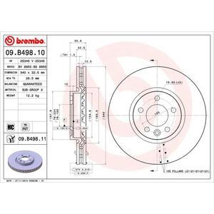 09.B498.11
BREMBO
Tarcza hamulcowa
