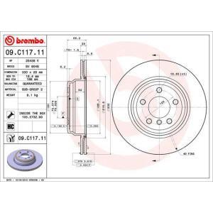 09.C117.11
BREMBO
Tarcza hamulcowa
