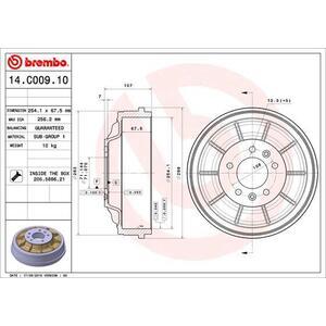 14.C009.10
BREMBO
Bęben hamulcowy
