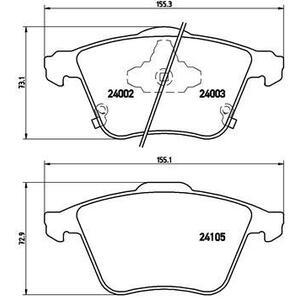 P 49 038
BREMBO
Klocki hamulcowe
