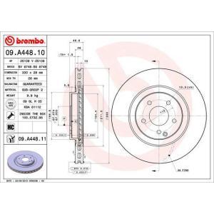 09.A448.11
BREMBO
Tarcza hamulcowa
