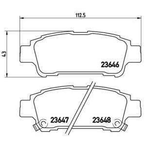 P 83 056
BREMBO
Klocki hamulcowe
