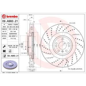 09.A960.21
BREMBO
Tarcza hamulcowa
