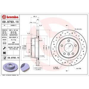 09.9793.1X
BREMBO
Tarcza hamulcowa
