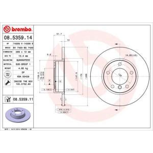 08.5359.11
BREMBO
Tarcza hamulcowa
