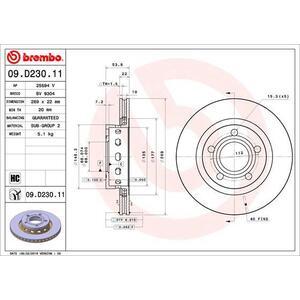 09.D230.11
BREMBO
Tarcza hamulcowa
