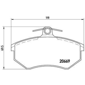 P 85 093
BREMBO
Klocki hamulcowe
