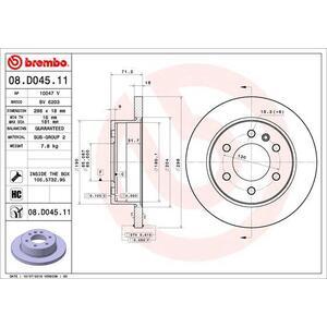 08.D045.11
BREMBO
Tarcza hamulcowa
