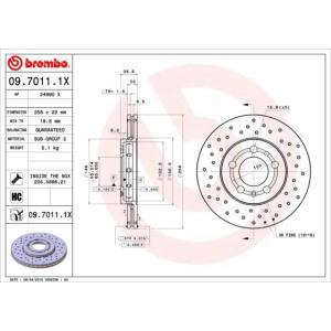 09.7011.1X
BREMBO
Tarcza hamulcowa
