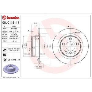 08.C115.11
BREMBO
Tarcza hamulcowa
