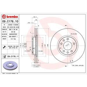 09.C176.11
BREMBO
Tarcza hamulcowa
