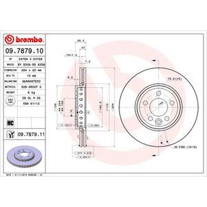 09.7879.11
BREMBO
Tarcza hamulcowa
