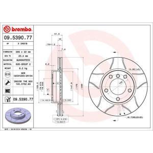 09.5390.77
BREMBO
Tarcza hamulcowa
