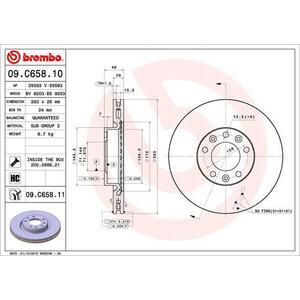 09.C658.11
BREMBO
Tarcza hamulcowa
