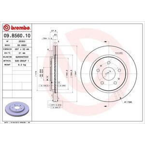 09.B560.10
BREMBO
Tarcza hamulcowa
