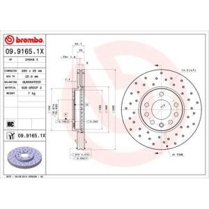 09.9165.1X
BREMBO
Tarcza hamulcowa
