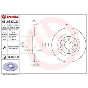 08.8682.21
BREMBO
Tarcza hamulcowa
