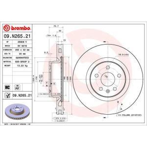 09.N265.21
BREMBO
Tarcza hamulcowa
