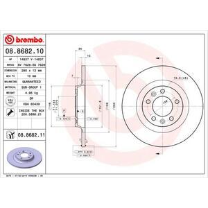 08.8682.11
BREMBO
Tarcza hamulcowa
