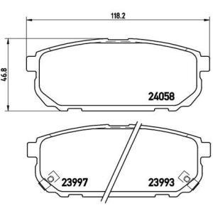 P 30 023
BREMBO
Klocki hamulcowe
