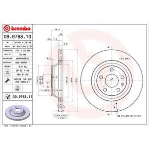 09.9768.11
BREMBO
Tarcza hamulcowa
