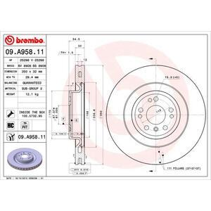 09.A958.11
BREMBO
Tarcza hamulcowa
