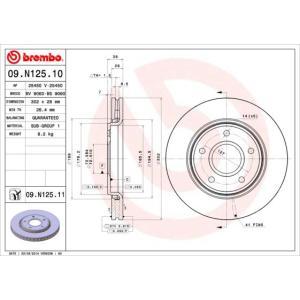 09.N125.11
BREMBO
Tarcza hamulcowa
