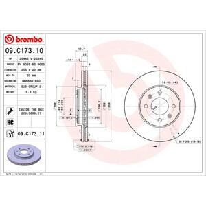 09.C173.11
BREMBO
Tarcza hamulcowa
